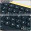 79 keys folding silicone rubber keyboard with 2015 latest computer keyboard mold