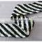 Fashion Design Woven 4.5cm Width Stripe Knitted Fabric Bag Trims Wholesale