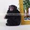 For display good quality pure handmade plush black gorilla