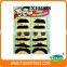 12 Pieces Mustache Color Glasses Stick