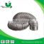 hydroponic aluminum flexible air duct/ semi rigid aluminum flexible duct/ pve air duct for garden supplier