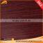Padouk durable waterproof pvc membrane colorful lamination film for bathroom door