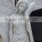 Hand Carved Natural Stone Angel Headstone