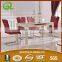 TH383 2017 Hot Sale stainless steel dining table and chair set