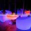 2017 Sigma 16 colors change PE plastic cheap outdoor bar stool sets