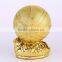 Custom resin shinny golden basketball trophy