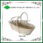 Baby undressed moses basket with handles