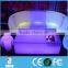 PE Material Plastic LED rechargeable chair sofa long safa