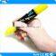 Multi function office supply plastic pen roller ball pen and highlighter