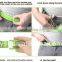 good price eco-friendly 1.5 meters color silicone belts for man