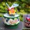 Decorative polyresin music box with LED for home decor