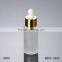 30ml frosted glass cosmetic serum dropper bottle skin care beauty cosmetic package bottle