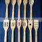 bamboo gift scoop/kitchen utensil with holes