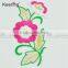 Hot Sale Clothing Flower Embroidery Patch Fabric Accessories Craft WEF-338