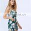 New Arrived Fashion Sleeveless Floral Print Women Playsuit/Jumpsuits
