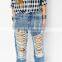 ripped damaged fashion sexy ladies jeans pants wholesale