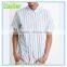 Striped buttom-down cotton shirts for men