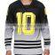 Fashion Design Mens Hockey Jersey Polyester Mesh Dri-Fit Long Sleeve T Shirt Full Sublimation Printed T Shirt Jersey