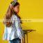S17607A Fashion Tops Tees Cotton Blouse Child Casual Clothes