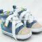 Top quality anti-skid infant boy canvas cotton soft toddler shoes pre-walker sport shoes