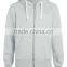 100%Cotton Zip up Plain Hoodies Men's Custom Hoodies Factory 2017