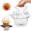 2016 New Arrival Hot Sale Foldable Steam Rinse Strain Fry Chef Basket Strainer Net Kitchen Cooking Too