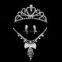 3 Pieces Quality Alloy With Rhinestones Wedding Bridal Jewelry Sets