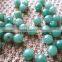 price of natural round green aventurine stone loose bead