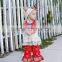 Baby Girls Red Clothes Children Patriotic Clothing 4th of July Capri Set