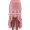 B33785A Autumn elegant OL fashion irregular fishtail Skirt