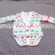 lastest baby girls winter romper long sleeve new born baby clothes knit cotton christmas romper