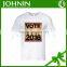 Wholeasale cotton cheap sublimation custom design election t-shirt