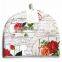 Cotton Tea Cosy Heat Preservation Tea Pot Cover With Rose Pattern