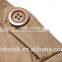 Men's stylish cotton twill fitted trench coat with waistband