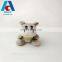 cuddly animal plush toy keyring light color hippo keychain