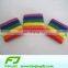 custom terry cotton sport rainbow sweatband