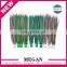 Bleached and dyed colorful ringneck pheasant tail feathers