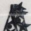 Good quality shiny polyester black lace for clothes