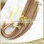 Cheap Brazilian remy hair pre-bonded flat tip u I tip blonde hair extension