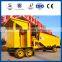 SINOLINKING Mini Portable Gold Sluice Box with Mobile Trommel Screen