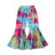 RTS Tie Dye Pants Flare Stretch Pant Baby Bell Bottoms