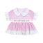 Wholesale Boutique Pink Ruffled Girl Dresses Summer For Casual Wear