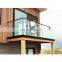 2020 Aluminum Base Shoe Glass Railing Design Balcony Frameless U Channel glass balustrade