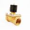 Brass material normally closed 2 way 2 inch water solenoid valve