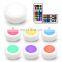 wireless LED RGB night light color atmosphere light battery cabinet night light