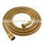 Golden Double-locked Anti-warp SS shower head extension hose