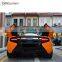 High quality 650s MP4 12-C carbon rear diffuser fit for RZ style carbon fiber rear lip