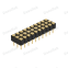 Dnenlink 2.54mm pitch Triple Row  Female Header H2.5mm Plane contact Straight SMT type PogoPin header