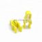Yellow Universal Car Dashboard Instrument DVD CD Console Panel Trim snap moulding Fastener Clips Retainer