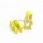 Yellow Universal Car Dashboard Instrument DVD CD Console Panel Trim snap moulding Fastener Clips Retainer